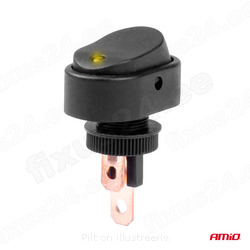 LÜLITI OVAALNE ORANZI VALGUSTUSEGA 12/24 AMIO