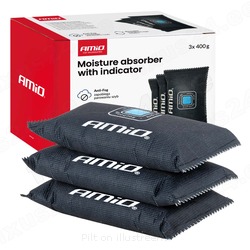 Niiskuseimeja indikaatoriga 3x400g AMiO