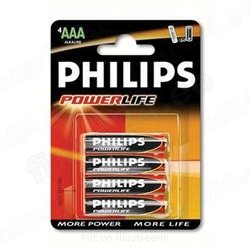 PATAREI AAA 4TK.PHILIPS ALKALINE