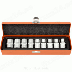 Padrunvõtmete komplekt TORX E10-E24