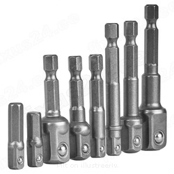 Adapterite komplekt padrunitele   8tk  KRAFT&DELE