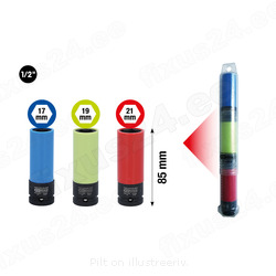 1/2 VALUVELJEPADRUNITE KMPL 17,19,21MM